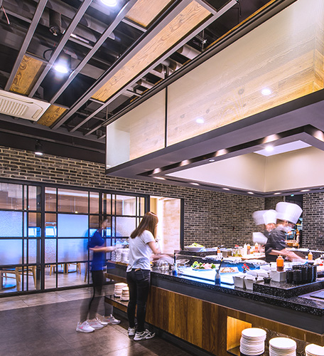 酒店自助餐厅主空间